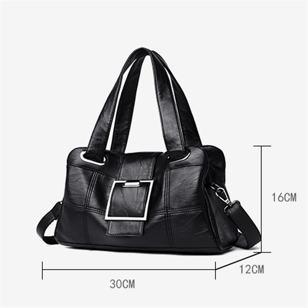 Сумка тоут женская трехслойная из кожи дизайнерская Роскошная сумочка на плечо