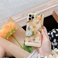 luxury retro abstract painting flowers art phone case for iphone 11 pro max 7 8 plus x xr xs se 2020 cute silicone soft tpu case