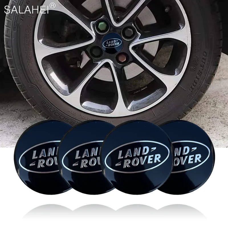 4 шт. 56 мм Декоративная наклейка для центральной крышки колеса автомобиля для Land Rover Defender Range Sport Freelander 2 Evoque.