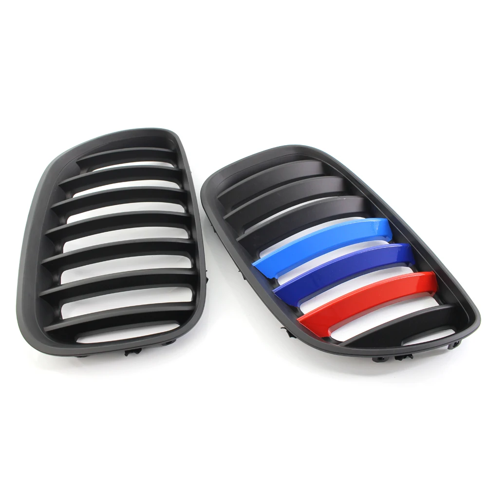 1 пара Передняя решетка решетки почек гриль замена для BMW X5 E53 2004-2006 Одноместный