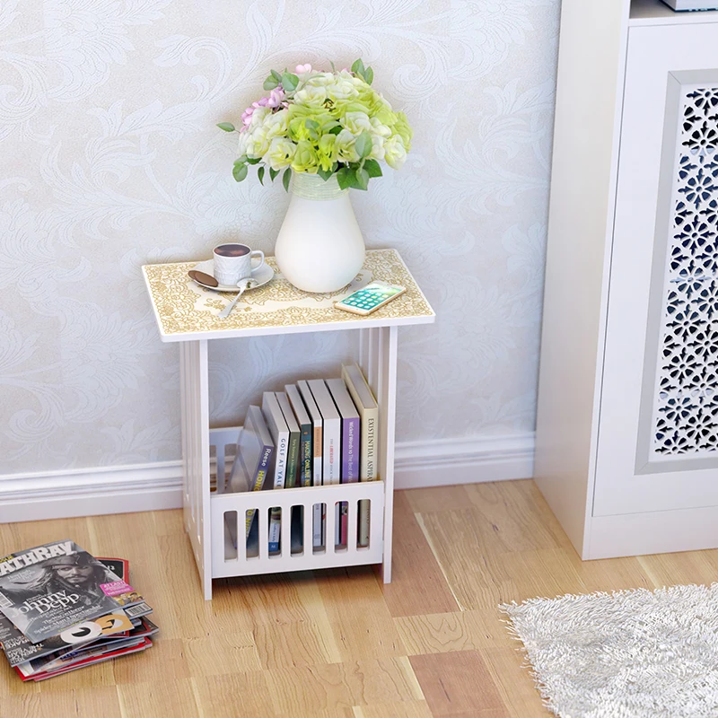 Деревянный журнальный столик SOKOLTE Европейский современный домашний мини-столик