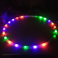 dancing led light fitness circle performing arts fitness sport hoop gym fitness equipments fat loss home indoor multi color