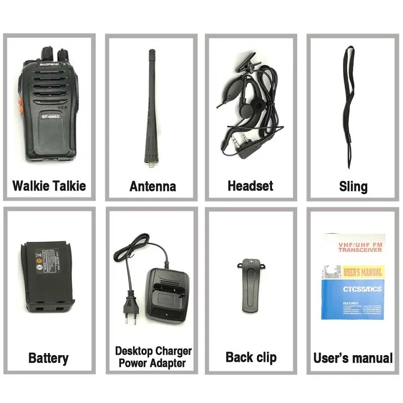 2019 Baofeng BF-666S дешевая рация 5 Вт 16CH UHF400-470MHz портативная любительская радиостанция