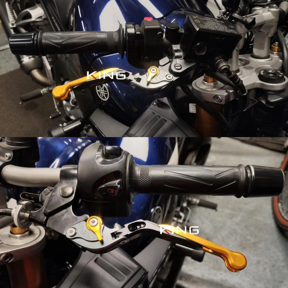 Подходит FZ-1Clutch рычагов для YAMAHA FZ1 FAZER FZ 1 2001 2002 2003 2004 2005 Складные Выдвижные