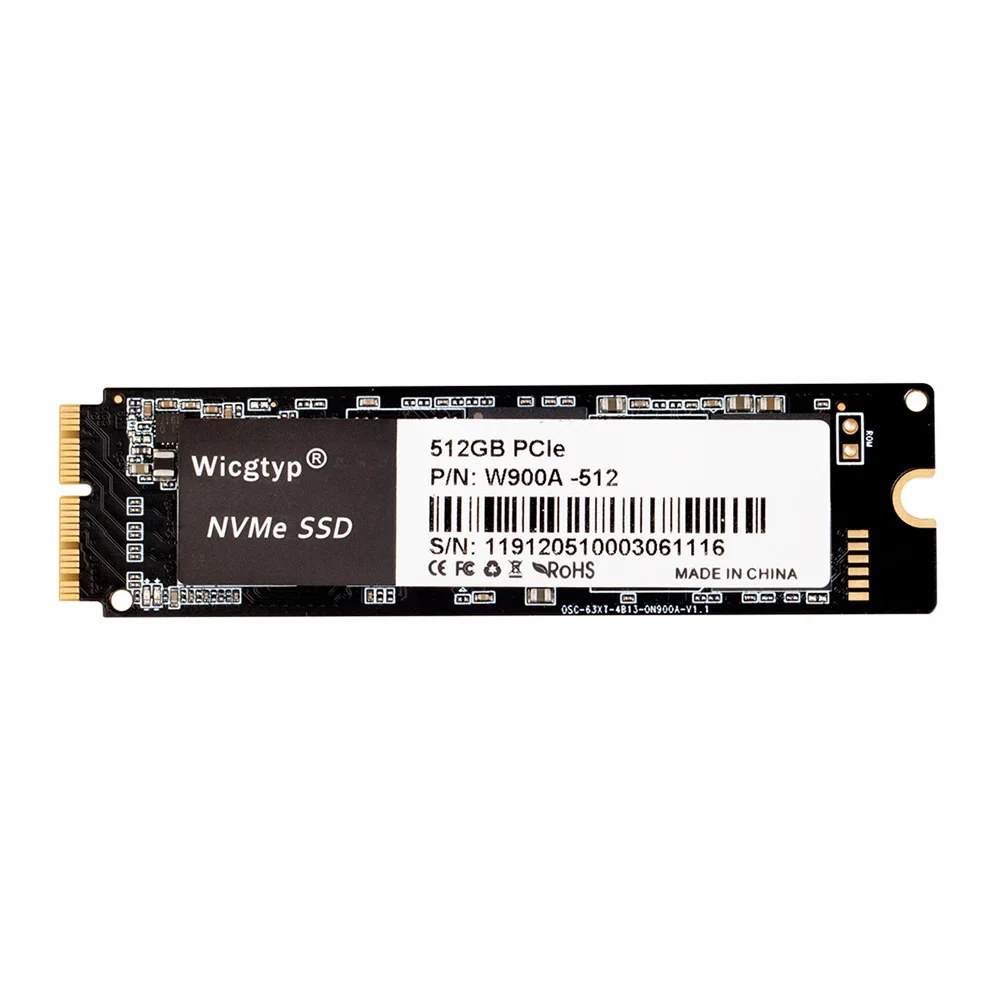 

hot Wicgtyp 256GB 512GB 1TB M.2 SSD PCIe for Mac SSD M2 NVMe SSD Hard Drive SSD for MacBook Air for Macbook Pro for mac mini