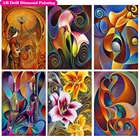 Квадратнаякруглая алмазная живопись AB мультфильм алмазная живопись наборы абстрактная винная бутылка Алмазная вышивка сумка на молнии Алмазная мозаика