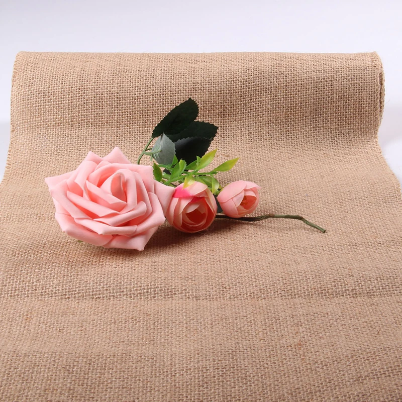 Винтаж праздника вечерние праздничные DIY украшения кружева джутовый льняной из