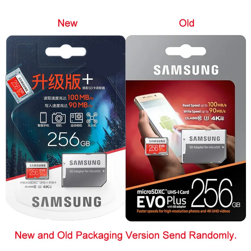Карта памяти SAMSUNG 256 ГБ 128 Гб Micro SD SDHC SDXC класс EVO + 10 C10 UHS TF карты | Компьютеры и офис