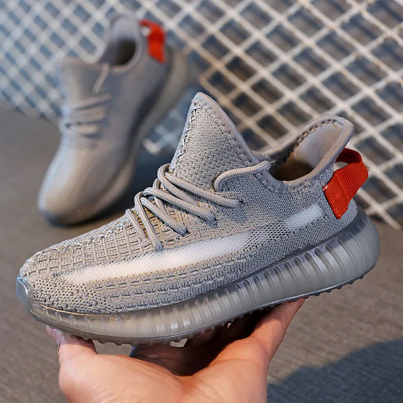 

Children's Coconut Shoes Boys Gypsophila Reflective Popcorn Shoes Girls Fashion Sneakers for Kids