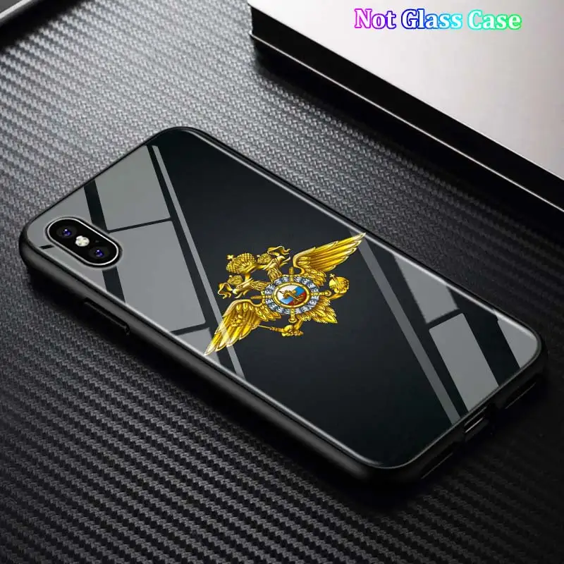 Черный чехол с национальным флагом России для iPhone 11 11Pro X XR XS Max для iPhone 8 7 6 6S Plus 5S 5 SE глянцевый чехол для телефона