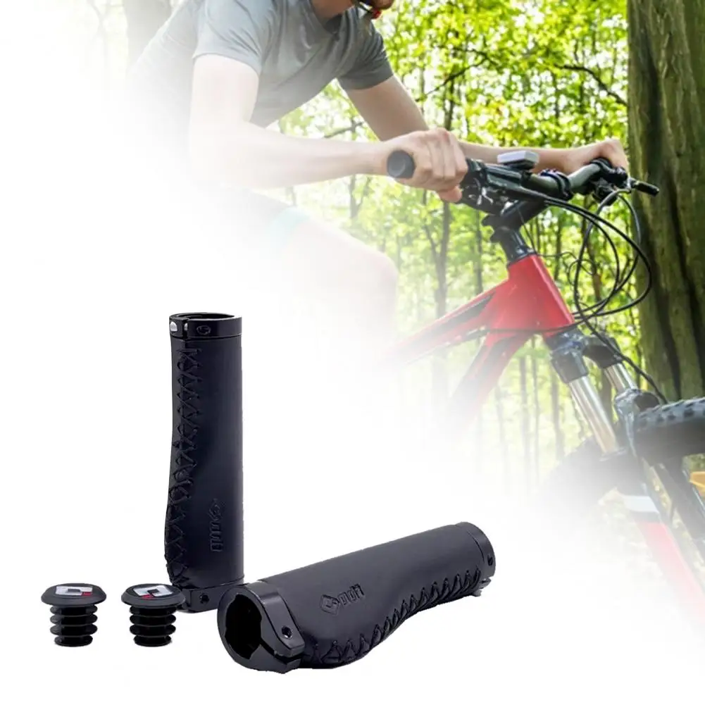 

2Pcs Bike Handlebar Cover Shockproof Aluminum Alloy PVC Non-Slip Bicycle Cover Sleeve Bicycle Parts for MTB