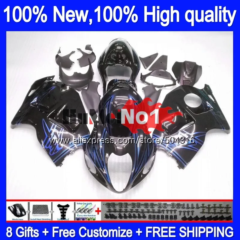 

Hayabusa For SUZUKI GSXR 1300 2002 2003 2004 2005 2006 2007 28MC.205 GSXR-1300 GSXR1300 96 02 03 04 05 06 07 Fairing Blue black