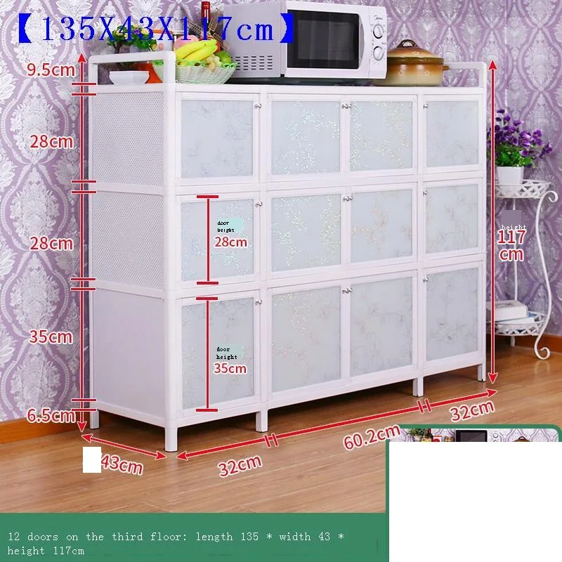 

End Console Reclaimed Side Tables Cupboard Aluminum Alloy Cabinet Mueble Cocina Kitchen Furniture Meuble Buffet Sideboard