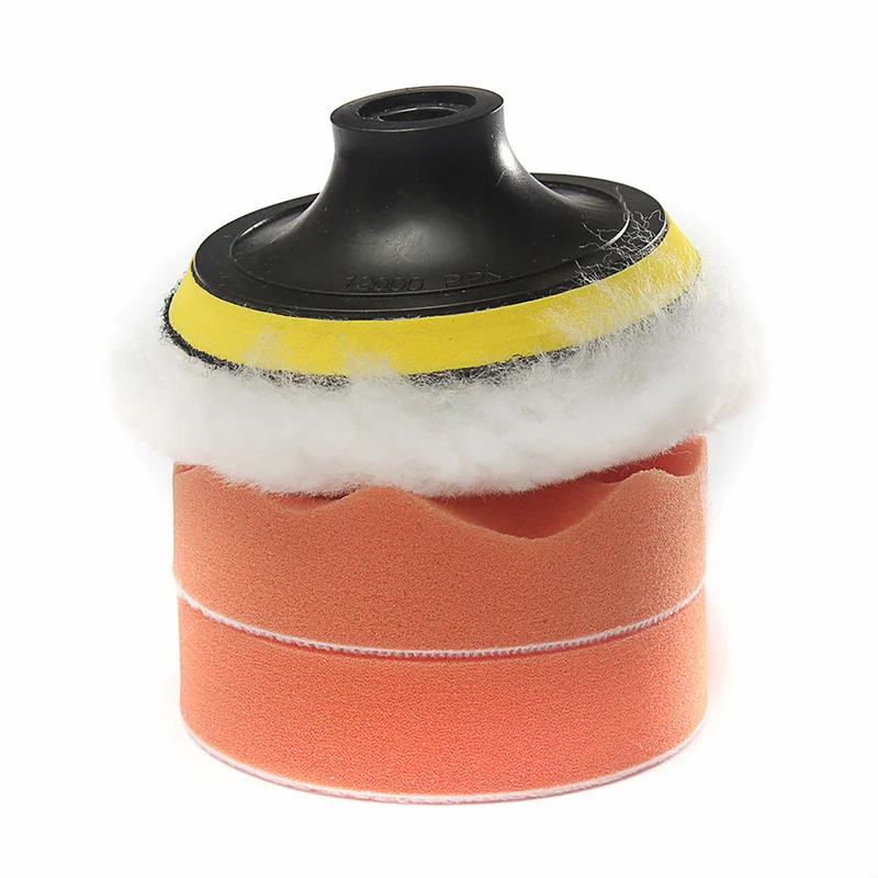 Fixmee бесплатная доставка 6 шт. 5 дюймов полировщик автомобиля полировка набор