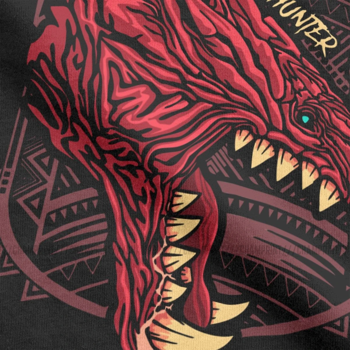 Футболка Odogaron Monster Hunter World Мужская хлопковая футболка для отдыха с круглым