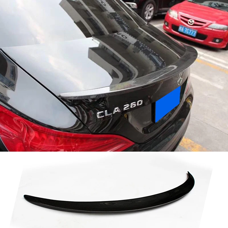 Benz CLA класс углеродного волокна задний спойлер багажник крылья для Mercedes CLA45 W117 C117