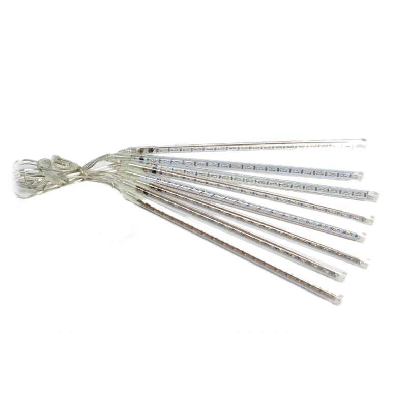 Светодиодный светильник метеоритного дождя 30 см 8 трубок 144 светодиодный s капли