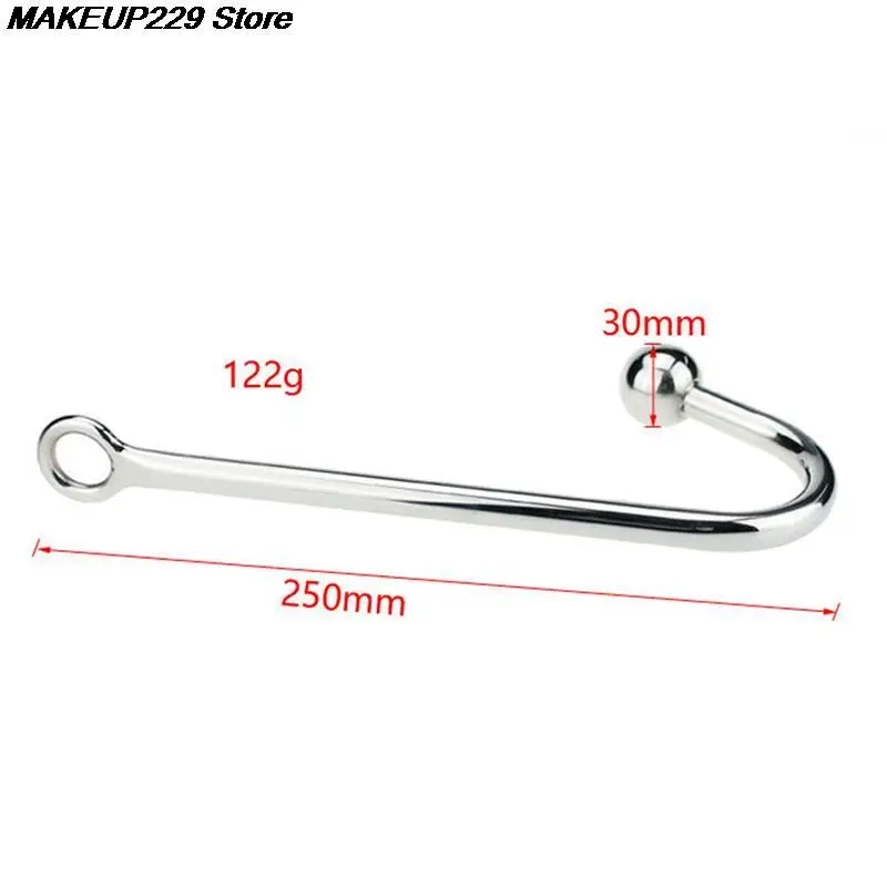 30*250 мм металлический Анальная пробка из нержавеющей стали с шариком Анальный