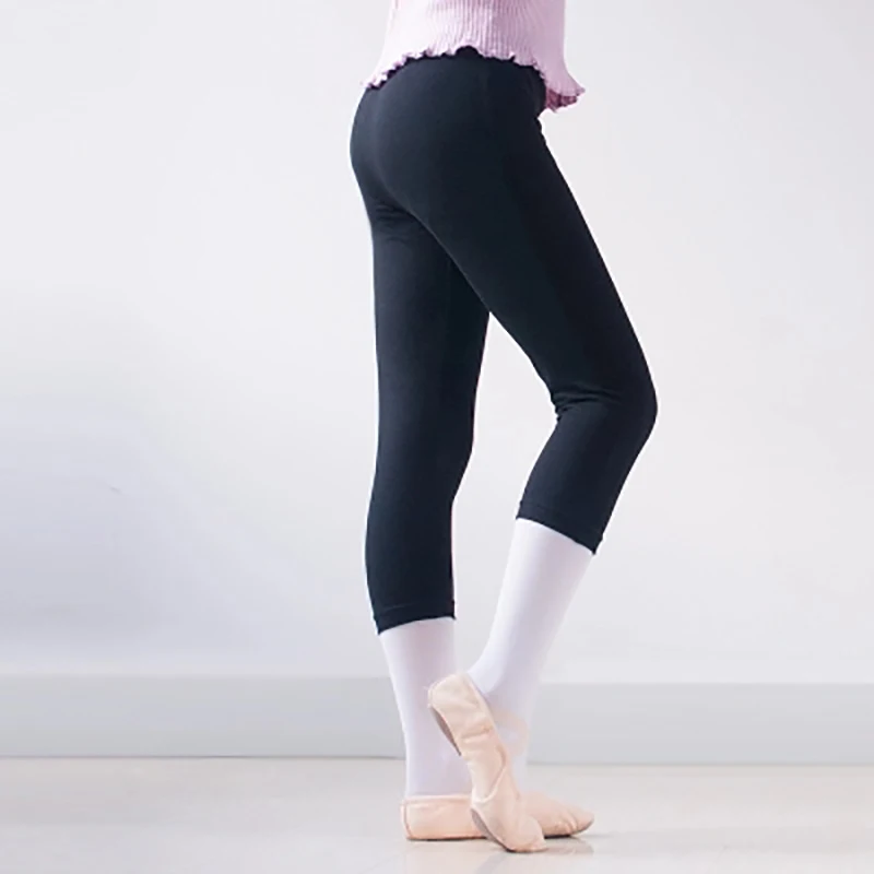 Женские леггинсы Капри Для балета обтягивающие Стрейчевые штаны для гимнастики