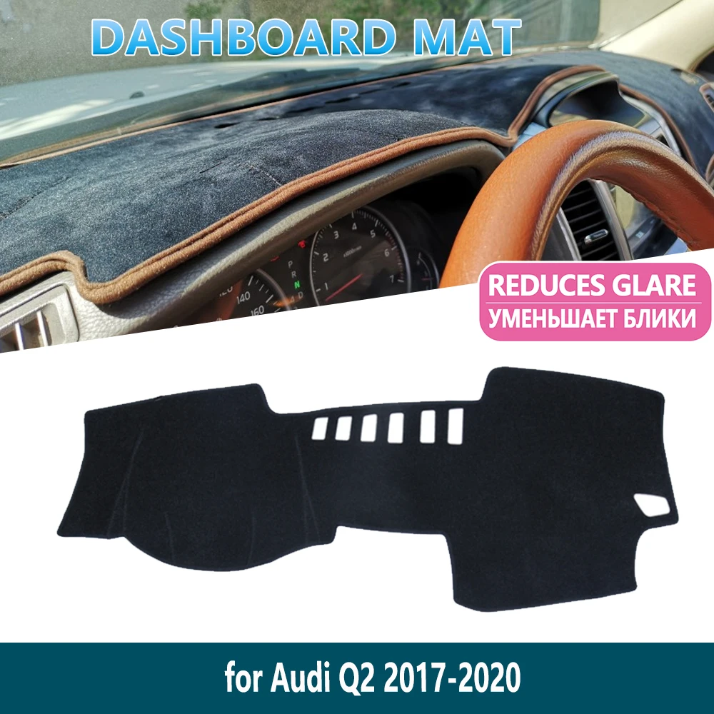 

for Audi Q2 2017 2018 2019 2020 Protect Carpet Anti-UV Dashboard Mat Cover Pad Inner Sun Shade Dash board Car Accessories