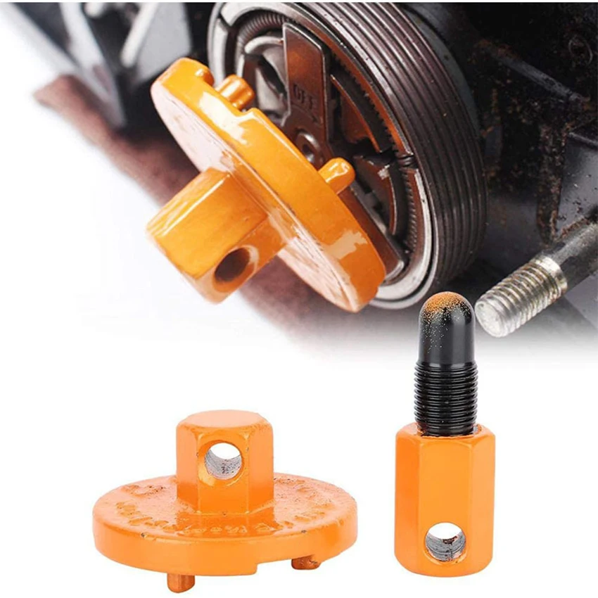 

Chainsaw Clutch Removal Tools, Piston Stop Clutch Flywheel Disassembly Wrench Chain Saw Clutch Removal Disassembly Tool