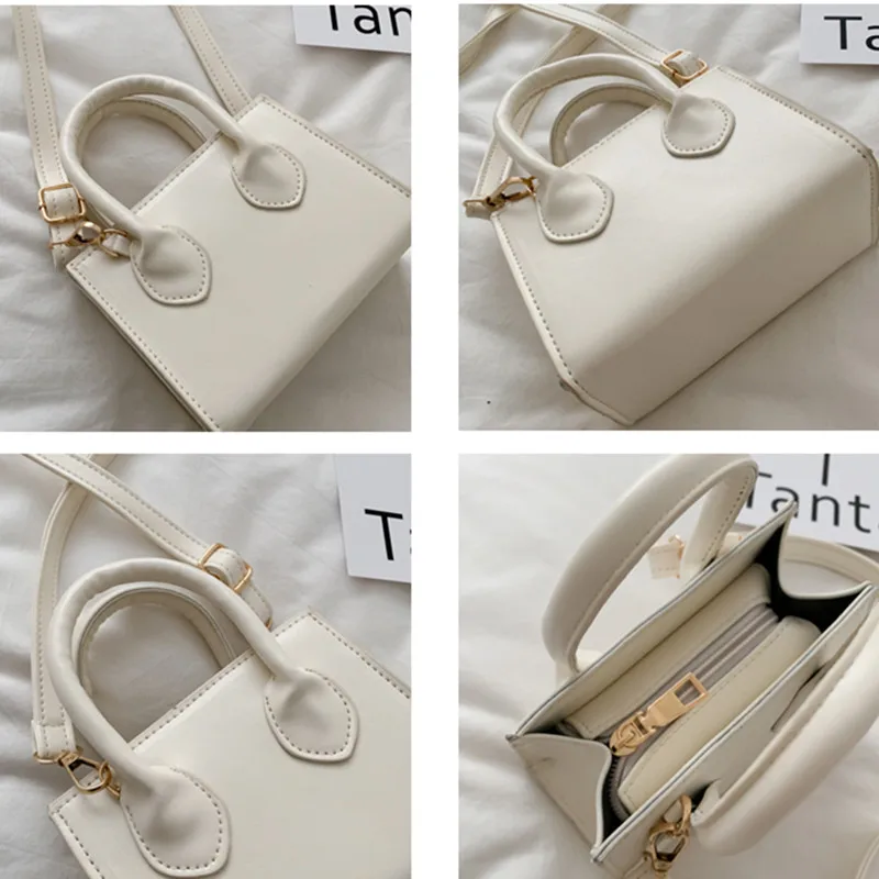

High Quality Pu bag for women 2021 new fashion hand-held single shoulder bag simple and versatile cross-body bag
