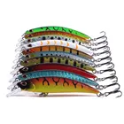 HENGJIA 8 см 9 г Гольян, рыболовная приманка, жесткая искусственная Тонущая приманка, 3D воблеры с глазками, кренкбейт, Topwater, пластиковые приманки для рыбы, рыба