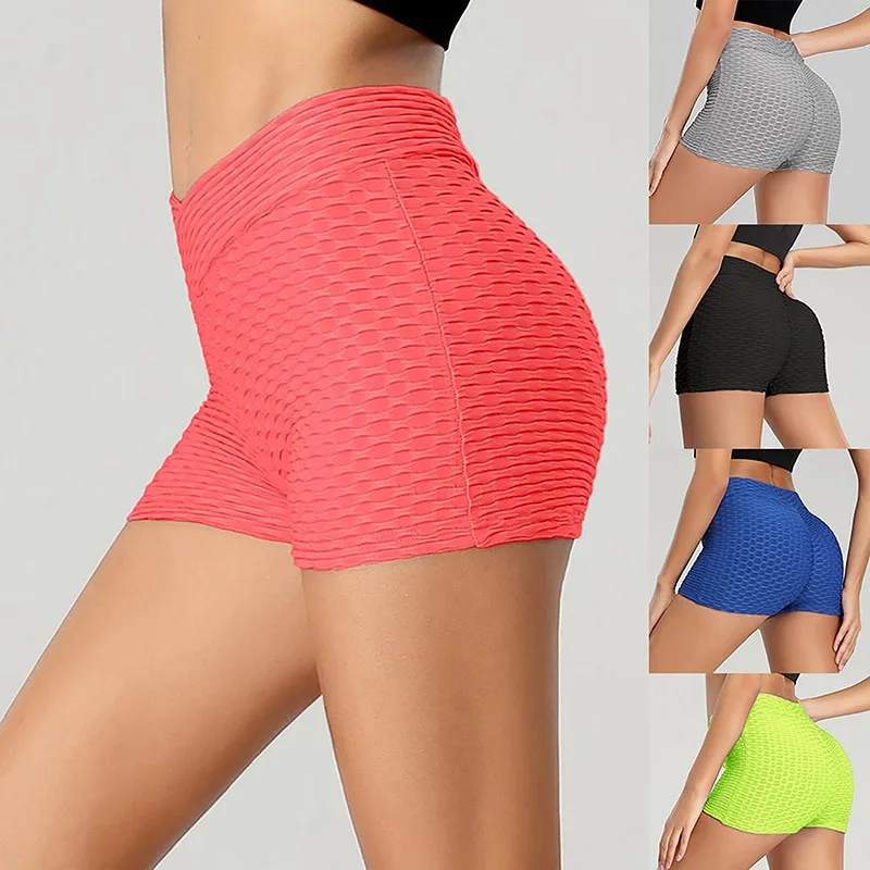 

Women Sport Shorts Yoga Clothing Gym High Waist Push Up Ladies Shorts Leggings Fitness Seamless Hip Lift Tight Sportswear