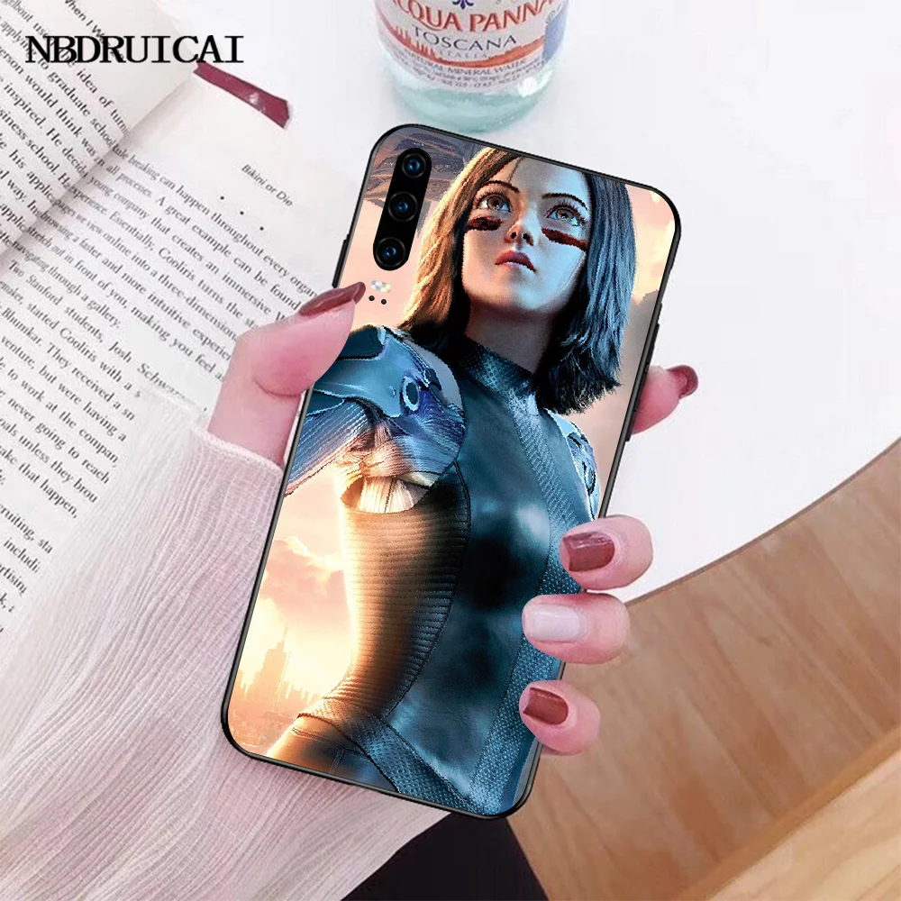 NBDRUICAI Alita Battle Angel Новое поступление черный чехол для сотового телефона Huawei P30 P20 P10 P9