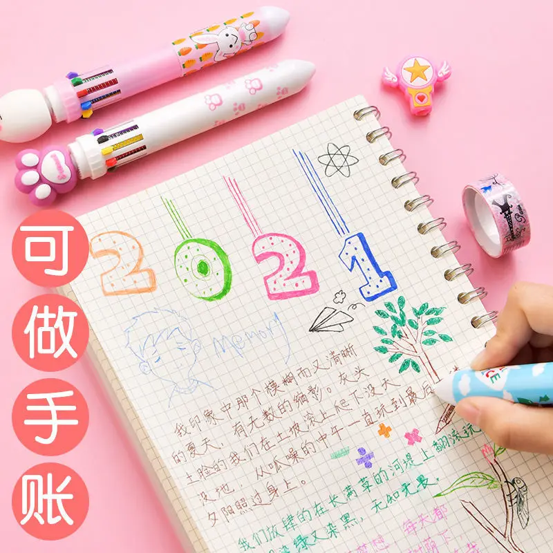 

Cute Unicorn Power 10 Colors Chunky Ballpoint Pen Kawaii Rollerball Pen School Office Supply Gift Stationery Papelaria Escolar