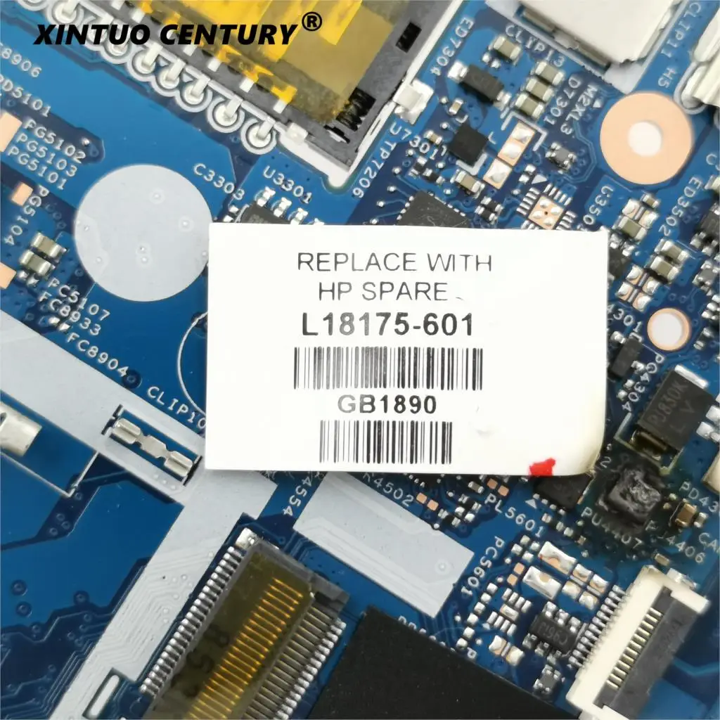 Kaufen Für HP PAVILION X360 14-CD 14M-CD Laptop Motherboard SR3W0 I3-8130u Mit L18175-601 448,0 E 808,001 B DDR4 MB 100% Getestet