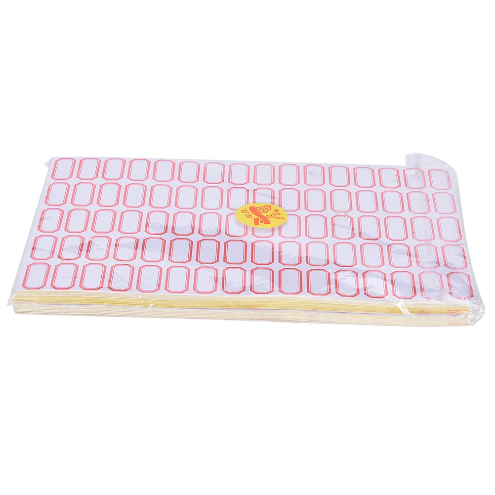 60 листа/уп наклейки для ногтей с 4800 шт. лейблы ярлыки инвентарные Примечания