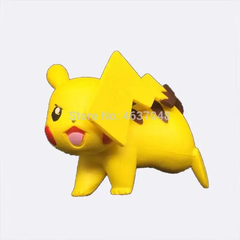 

4CM Charmander Alola Vulpix Bulbasaur Squirtle Cubone Rockruff Abra Froakie Chespin Fennekin Greninja PVC Toy Figures
