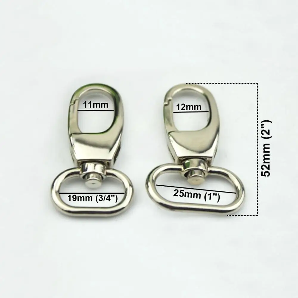 Металлическая защелка с зажимом для крючка пряжка овальная кожаного