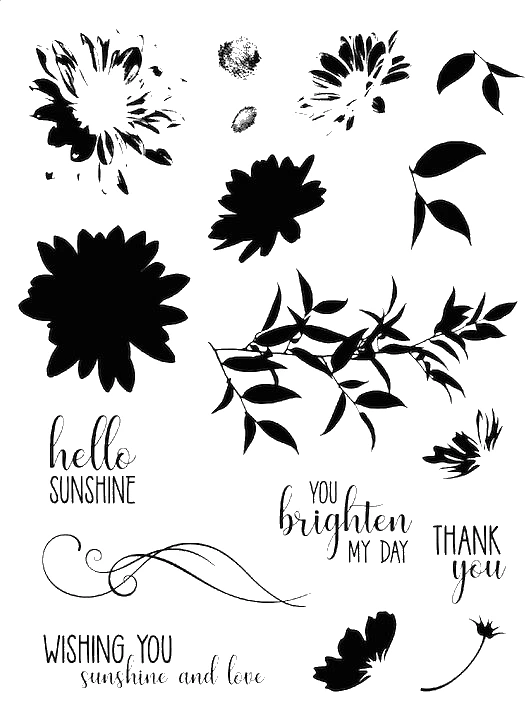 Цветок ясный штамп или для DIY скрапбукинга/изготовление карт/Дети забавное