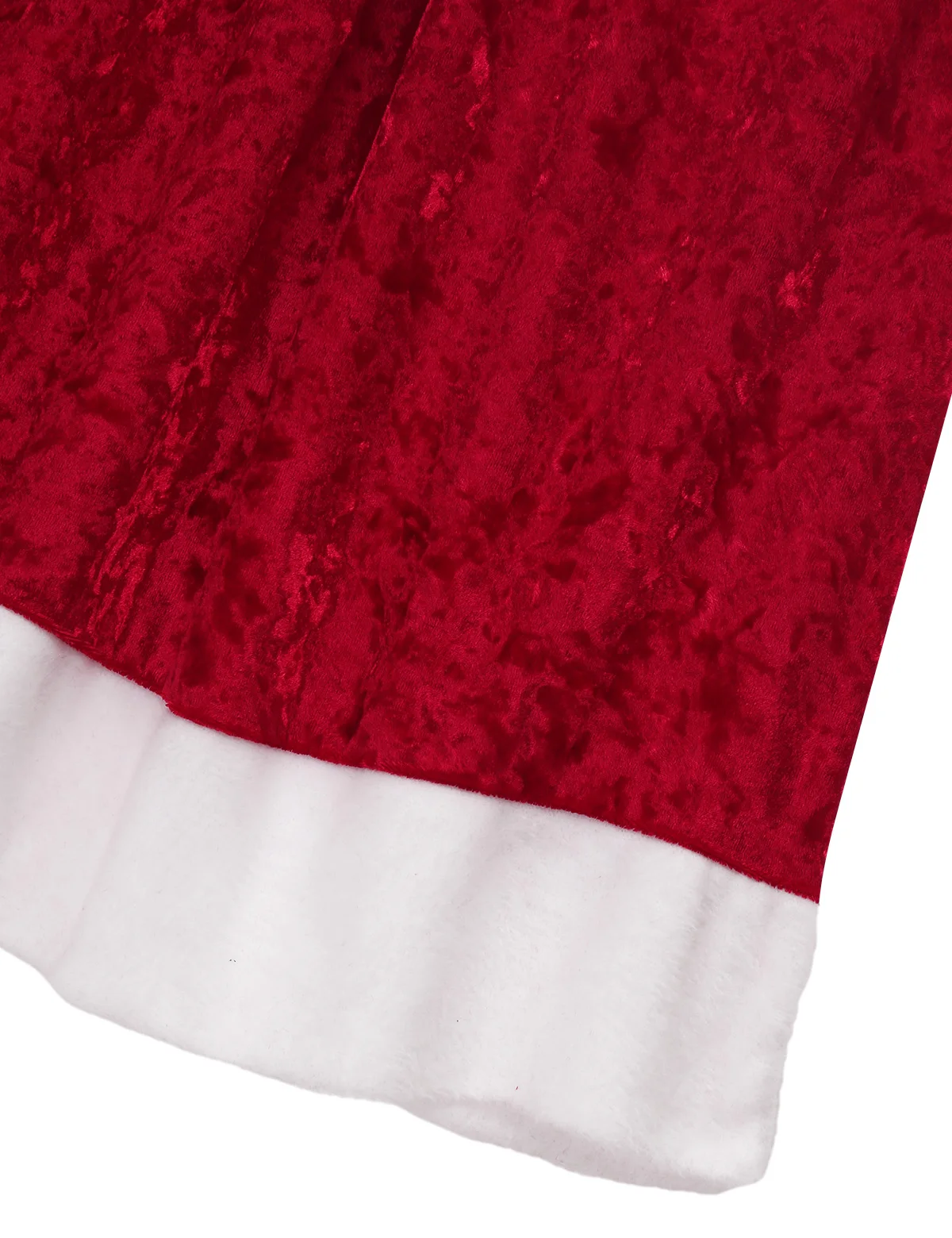 Женский мягкий бархатный Рождественский костюм Mrs Claus Santa для костюмированной