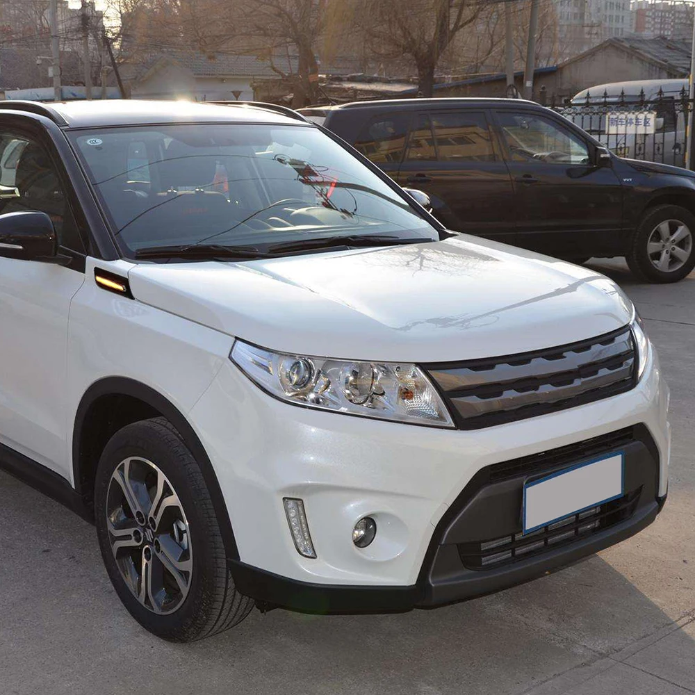 1 пара автомобиля Fender светильник Светодиодный дневной с сигнальные лампы 12V DRL