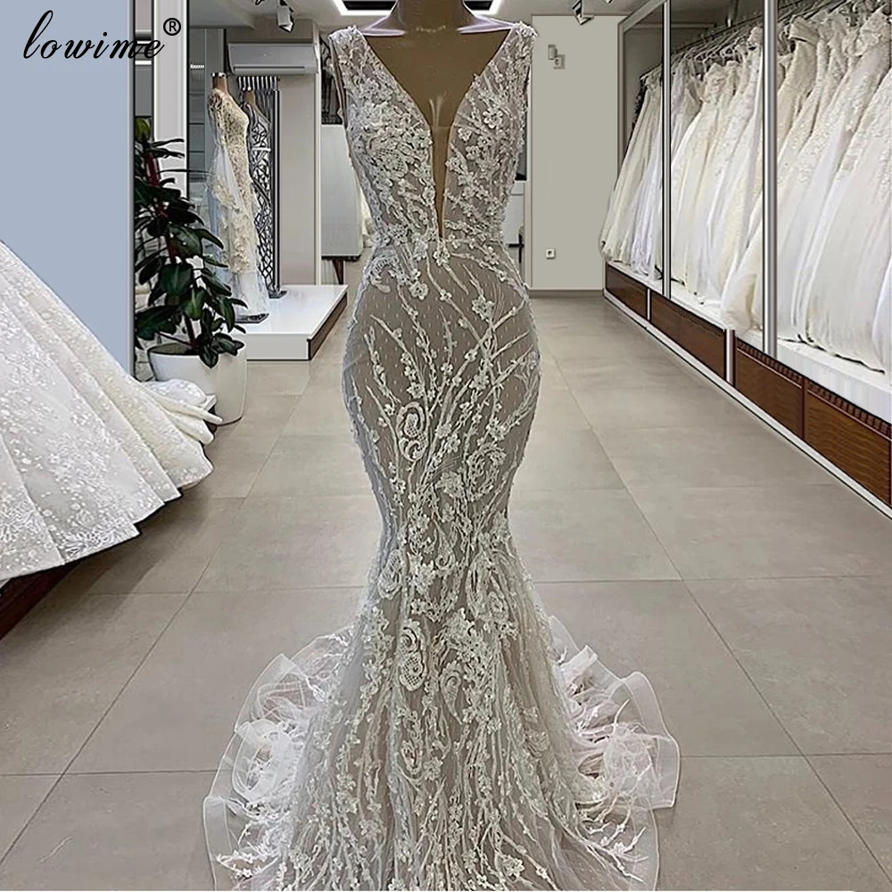 Новинка 2020 элегантные свадебные платья длинные специальные кружевные с юбкой