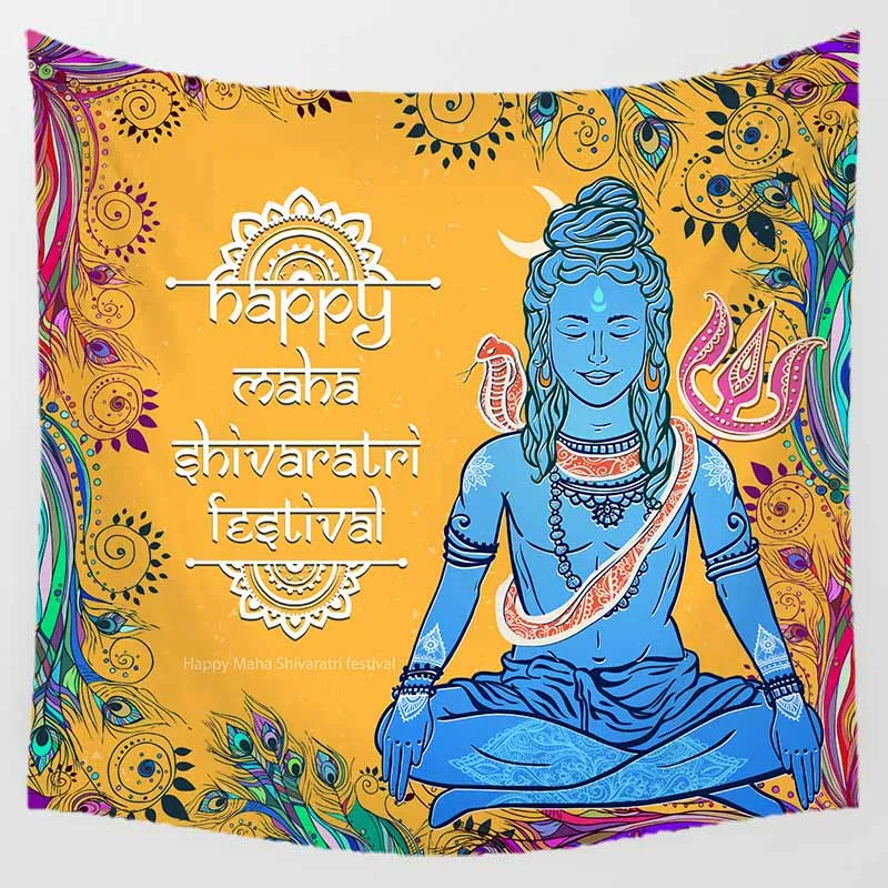 Горячая Распродажа квадратной формы Творческая Бог и отдых узор настенный