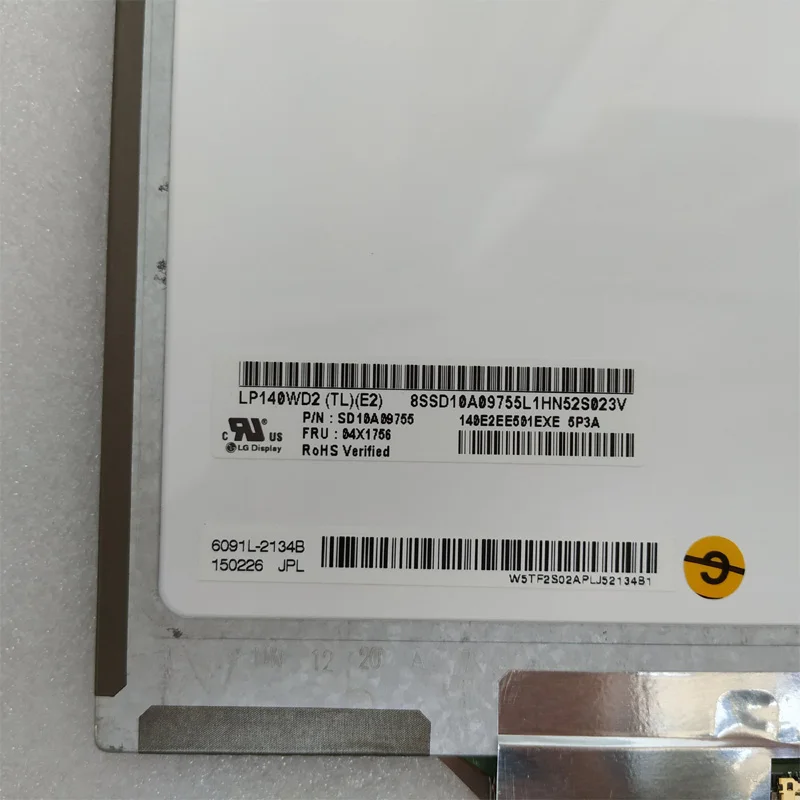 Класс A+ B140RTN01 V.0 14," 1600x900 светодиодный экран панель для lenovo X1 Carbon