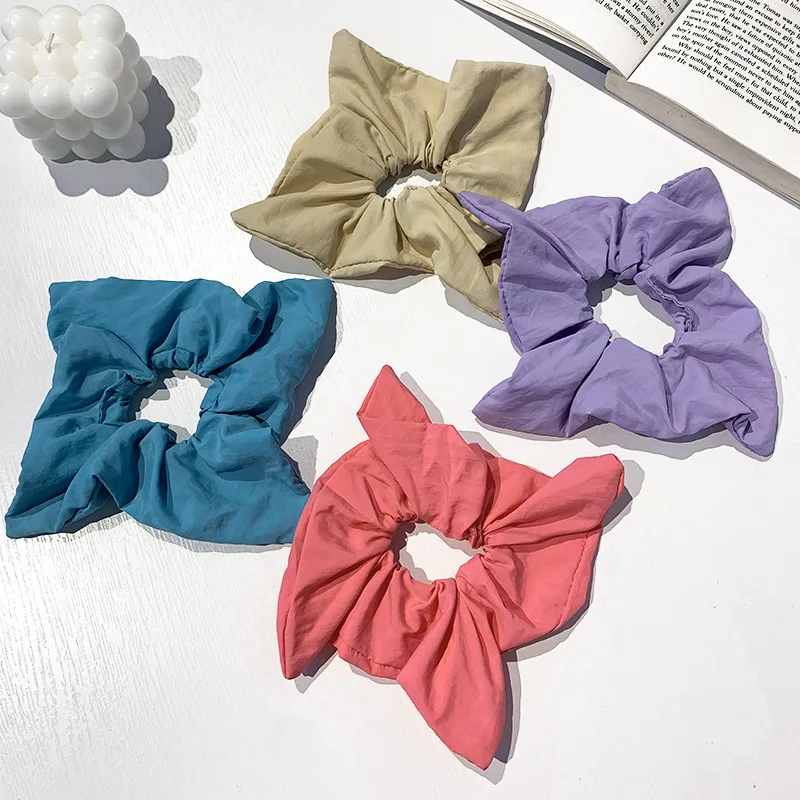 

Cute Elastic Hair Bands Girls Hair Accessories Candy Color Hair Wear Ponytails Kids Daily Scrunchies Hair Styling Tools