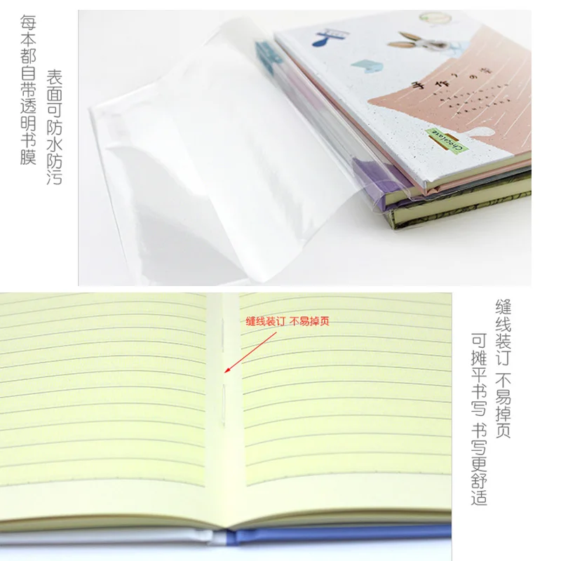 Утолщенный жесткий блокнот A5 для копирования оптовая продажа креативпосылка