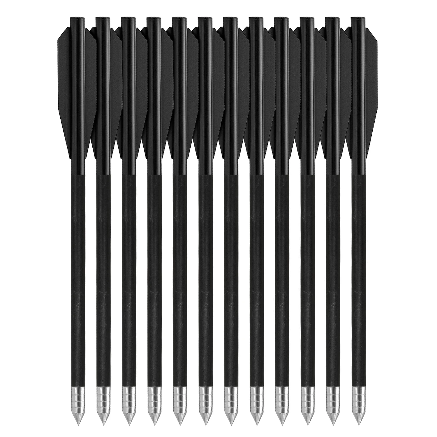 

12/36/60PCSMulti Colorful Aluminum Archery Arrow 6.2 inch Broadheads Flecha For Crossbow Pistol Accurate Arrows Hunting Shooting