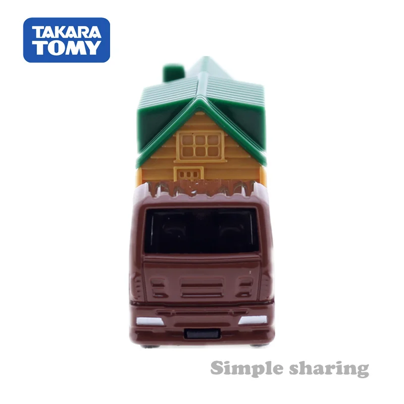 Takara Tomy Tomica No.89 Isuzu Giga Trailer House 1/64 популярный детский автомобиль металлическая