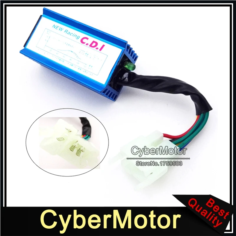Blue Racing Ignition 6 Pin AC CDI Box For 150cc 160cc 200cc 250cc Engine Pit Dirt Bike Motorcycle ATV Quad Roketa Kazuma Sunl | Автомобили