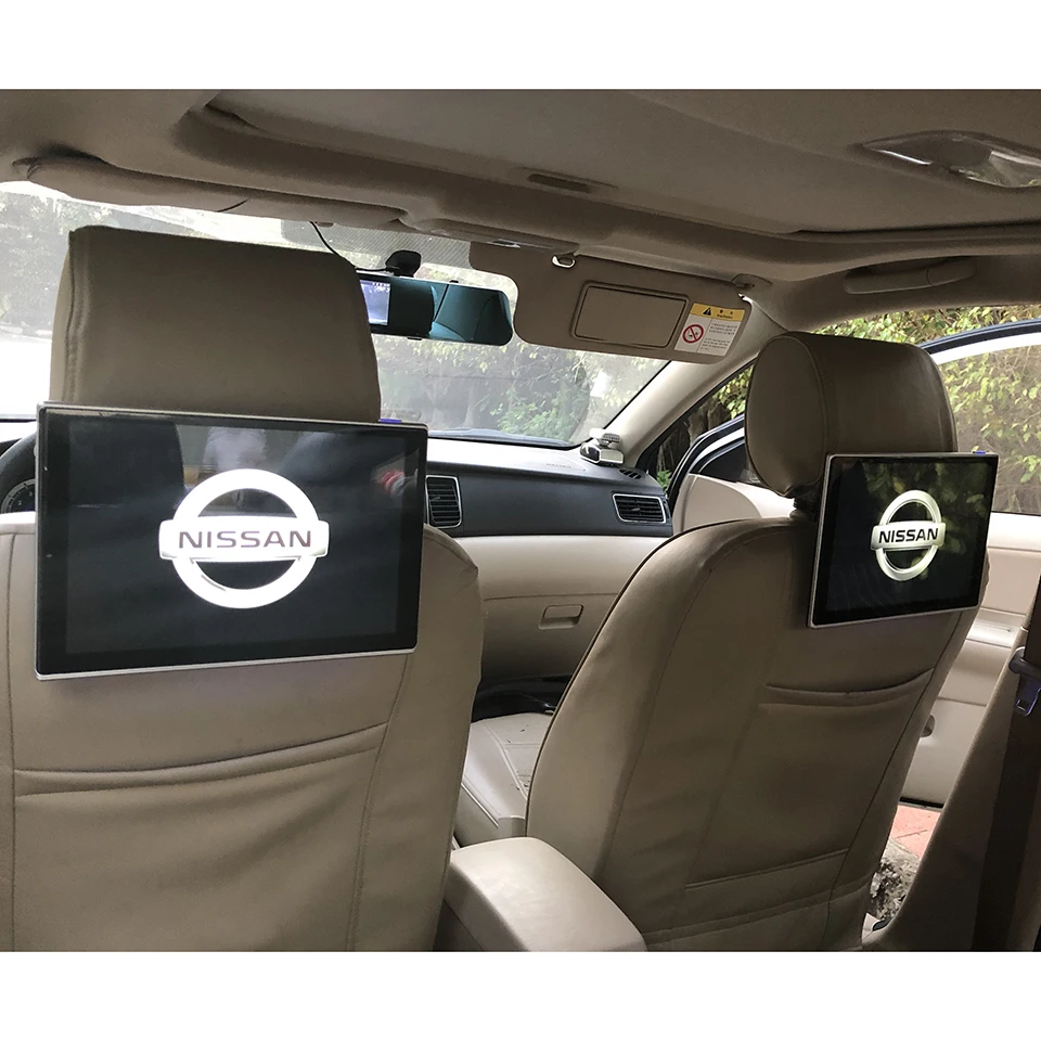 Монитор на подголовник InCar для Nissan Livina Tiida C Gear Sylphy Teana Geniss Qashqai Paladin X Trail