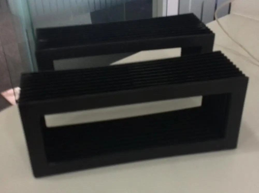 T5 прямоугольная Гибкая защита гармошкой Нижняя крышка внешняя 90 мм x 220