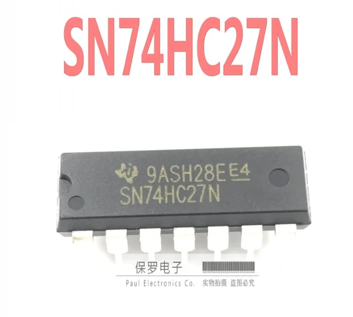 

MeiMxy 10 шт. SN74HC27N DIP-14 74HC27 DIP14 HD74HC27P NOR Gate 3-элементная 3-в-1 CMOS 14-контактная PDIP трубка