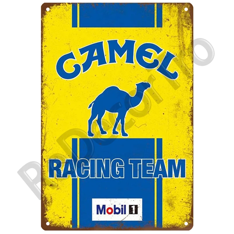 

Металлическая вывеска Mobil Elf Ретро Дом