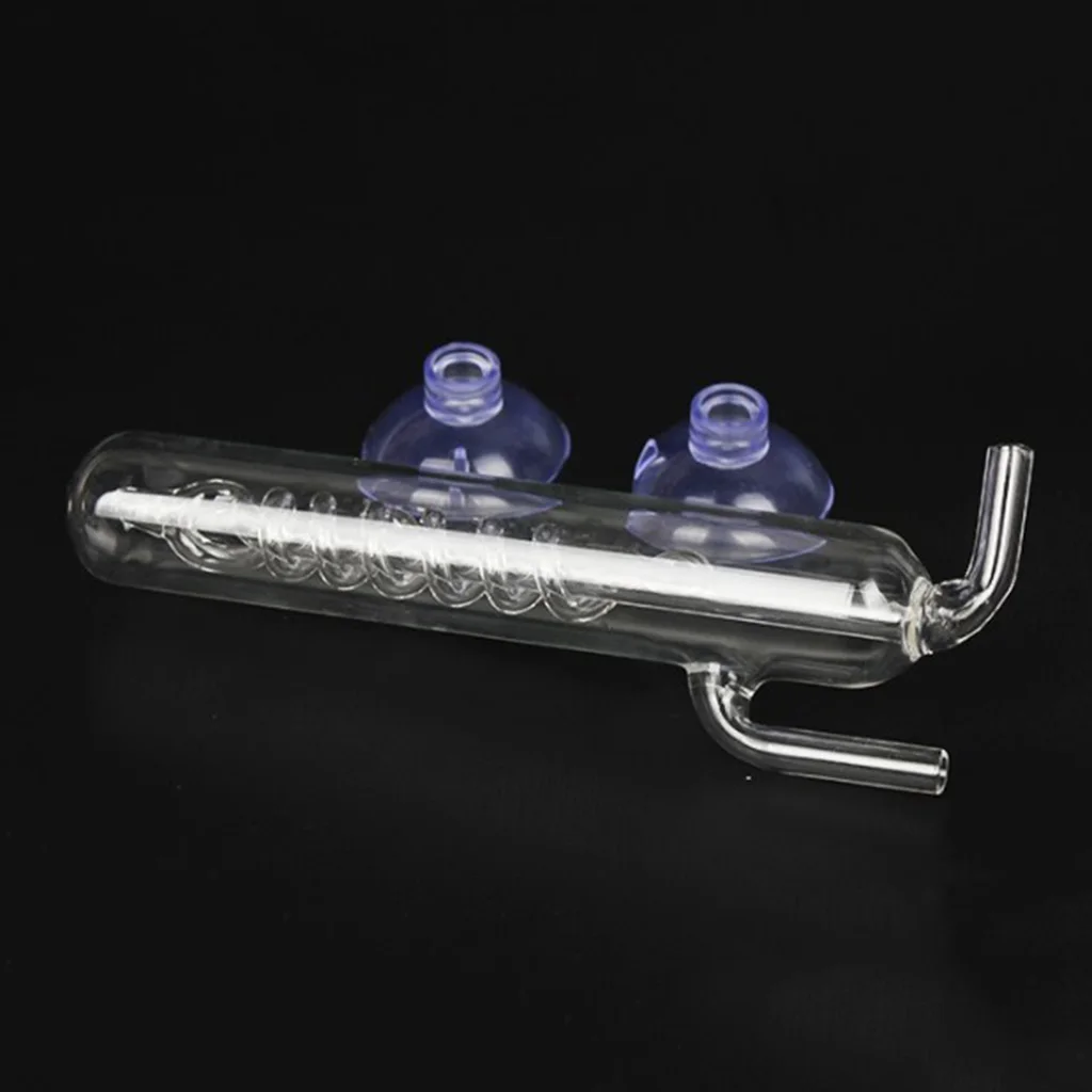 Стеклянный спиральный баллончик CO2 для аквариума диаметр 4 см |